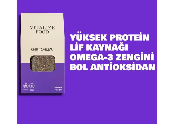 Chia Tohumu (Glutensiz, 300gr) - Vitalize