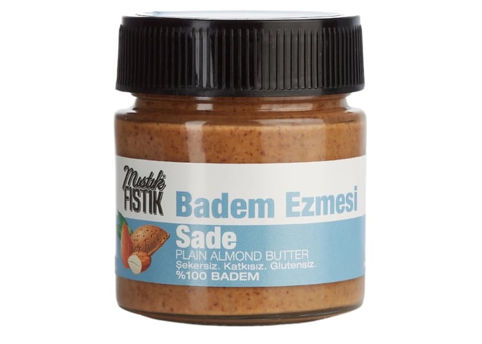 Şekersiz Badem Ezmesi (200gr) - Mıstık Fıstık