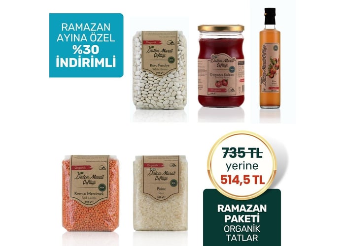 Ramazan Paketi - Organik Tatlar - Datça Murat Çiftliği