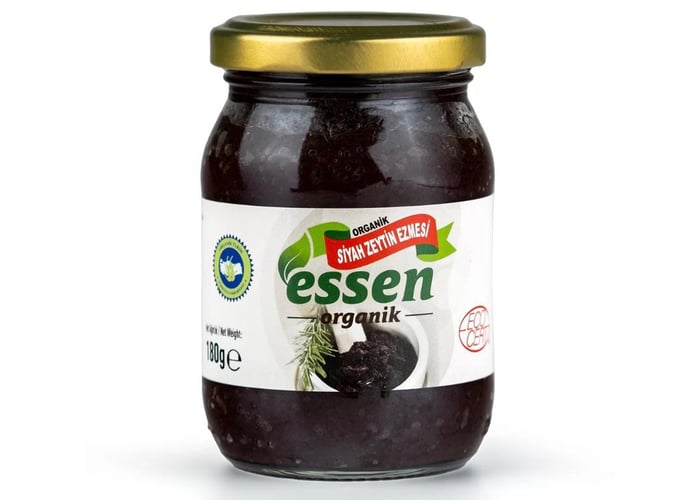 Organik Sade Zeytin Ezmesi (190ml) - Essen Organik