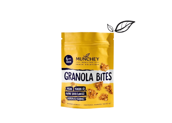 Granola Bites Badem (Katkısız, 40gr) - Munchey Food