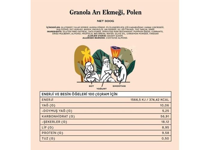 Granola Arı Ekmeği, Polen (300gr) - Good Wild