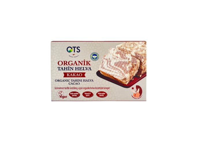 Organik Tahin Helva Kakaolu (200gr) - OTS Organik