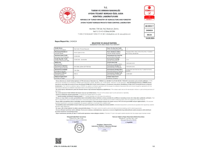 Mira Yüksek Polifenollü (350) Erken H. Soğuk Sıkım Zeytinyağı (500ml, Arbequina) - Bilgem Zeytincilik