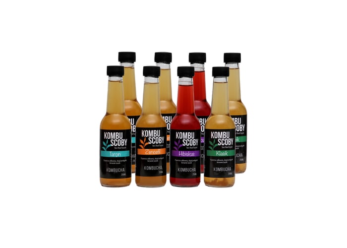 Kombucha Karışık Kombu Çayı (8 adet, 250ml) - KombuScoby