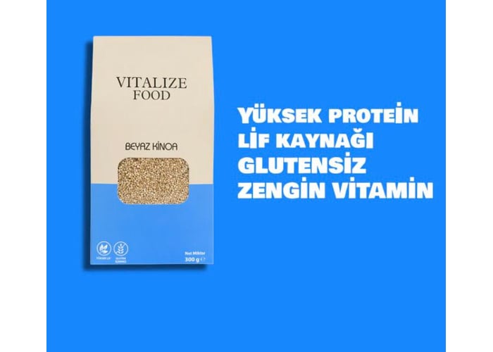 Beyaz Kinoa (300gr) - Vitalize