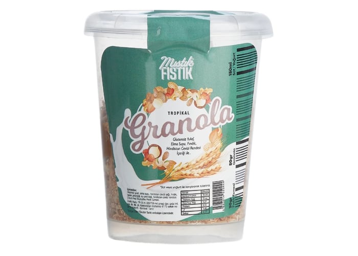 Tropikal Bardak Granola (150gr) - Mıstık Fıstık