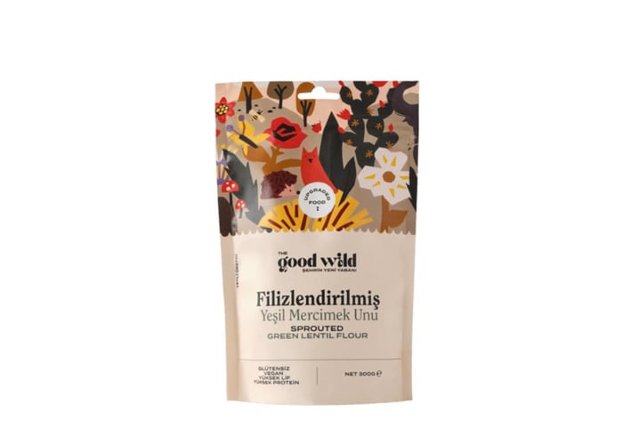 Filizlendirilmiş Yeşil Mercimek Unu (300gr) - Good Wild