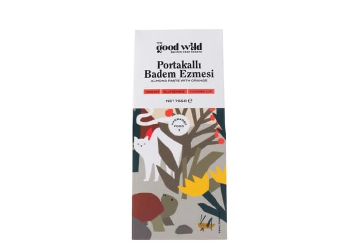 Portakallı Badem Ezmesi (75gr) - Good Wild