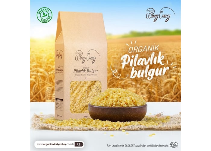 Organik Pilavlık Bulgur (750gr) - Windy Valley