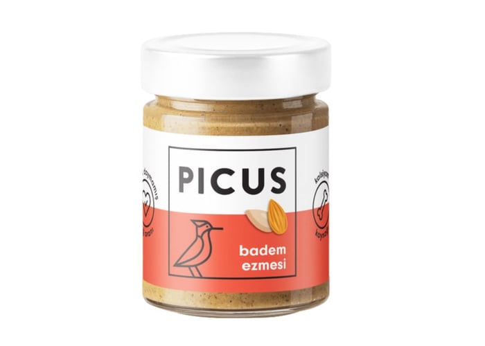 Badem Ezmesi (195gr, Şekersiz) - Picus