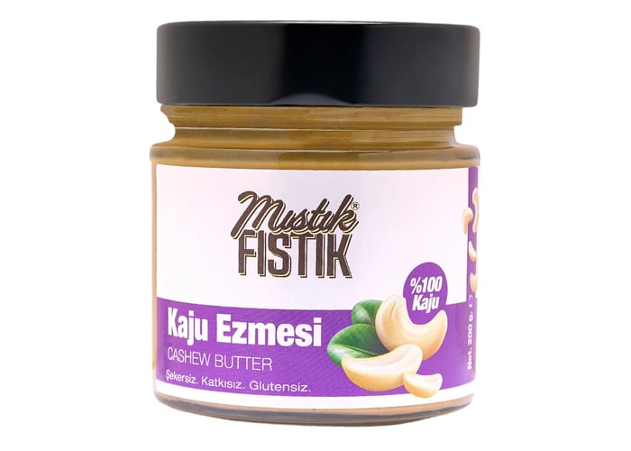 Şekersiz Kaju Ezmesi (200gr) - Mıstık Fıstık