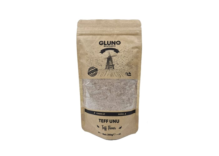 Glutensiz Teff Unu (250gr) - Gluno Glutensiz