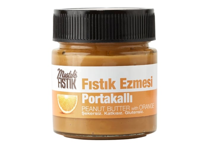 Portakallı Fıstık Ezmesi (200gr) - Mıstık Fıstık