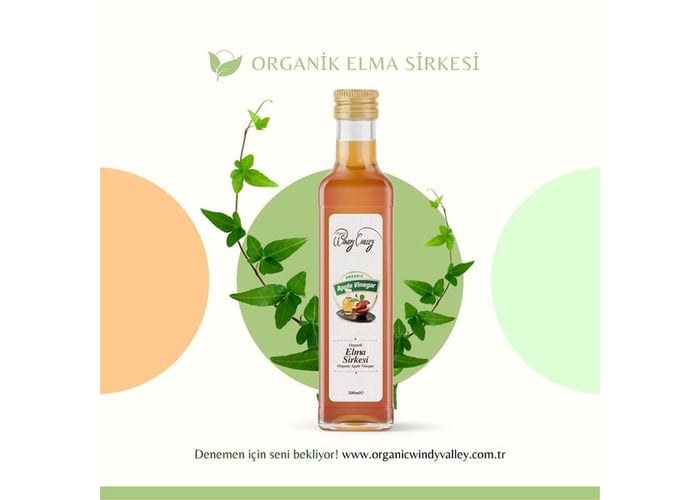 Organik Elma Sirkesi (500ml) - Windy Valley