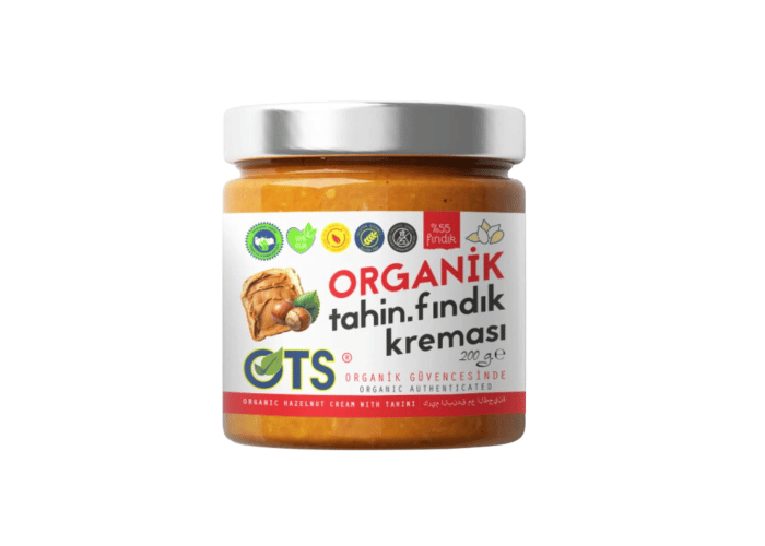 Organik Tahinli Fındık Kreması (200gr) - OTS Organik