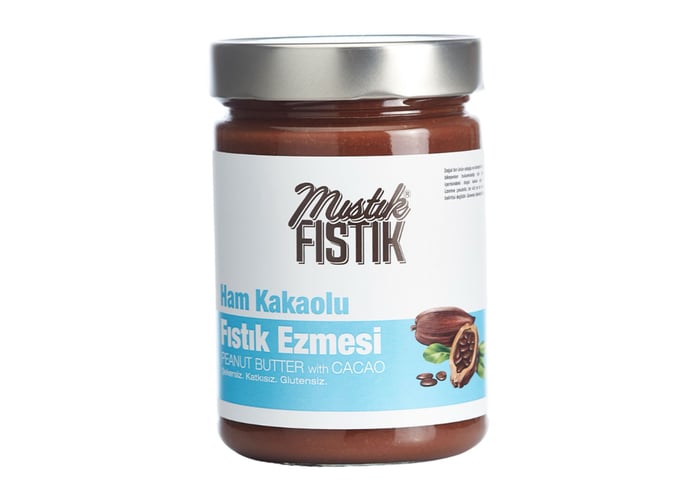 Ham Kakaolu Fıstık Ezmesi (600gr, Ham Ballı) - Mıstık Fıstık