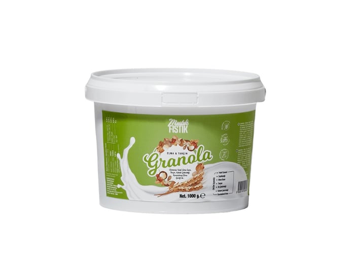 Elma Tarçın Granola (1kg) - Mıstık Fıstık