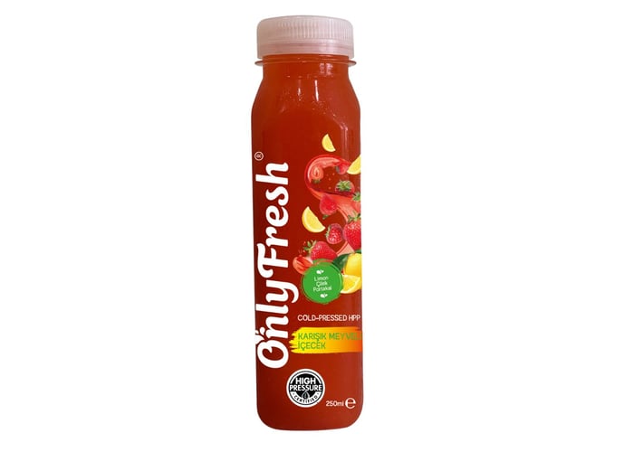 Çilekli Limonata (Katkısız , 250ml) - Only Fresh