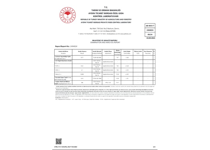 Mira Yüksek Polifenollü (350) Erken H. Soğuk Sıkım Zeytinyağı (500ml, Arbequina) - Bilgem Zeytincilik