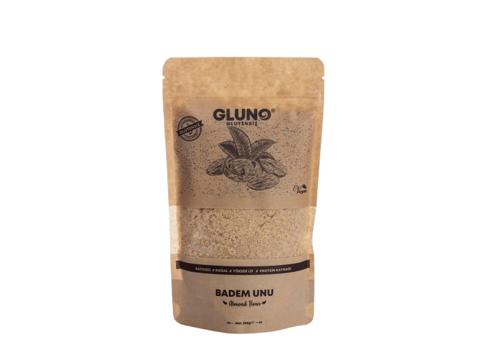 Glutensiz Badem Unu (250gr) - Gluno Glutensiz