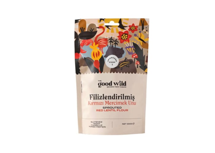 Filizlendirilmiş Kırmızı Mercimek Unu (300gr) - Good Wild