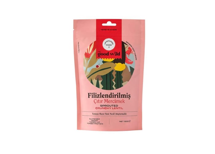 Filizlendirilmiş Çıtır Mercimek (150gr) - Good Wild