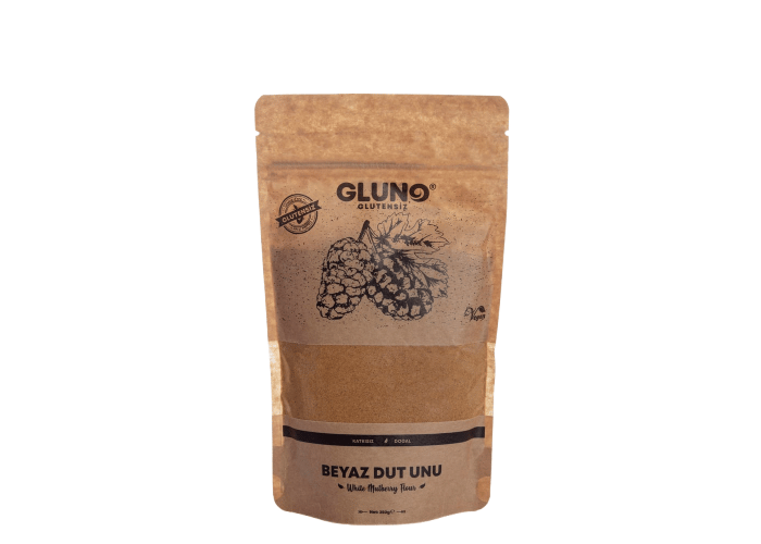 Glutensiz Beyaz Dut Unu (250gr) - Gluno Glutensiz