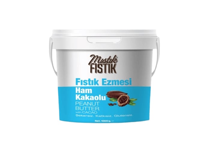 Ham Kakaolu Fıstık Ezmesi (1kg, Ham Ballı) - Mıstık Fıstık