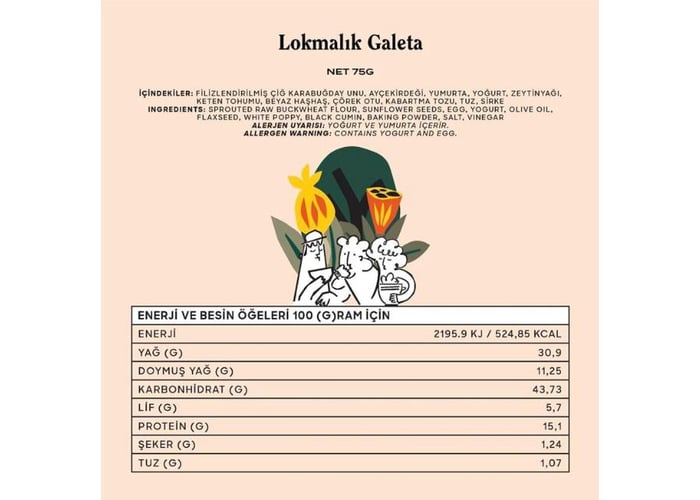 Lokmalık Galeta (75gr) - Good Wild