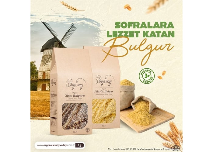 Organik Pilavlık Bulgur (750gr) - Windy Valley