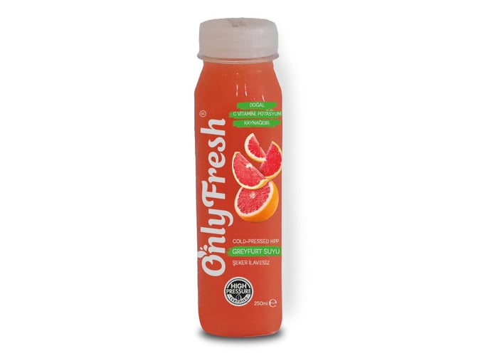 Greyfurt Suyu (%100 Greyfurt, Taze Sıkılmış, 250ml) - Only Fresh