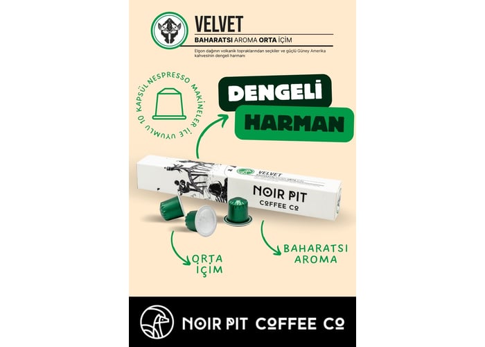 Velvet Kapsül Kahve (60 adet) - Noir Pit Coffee