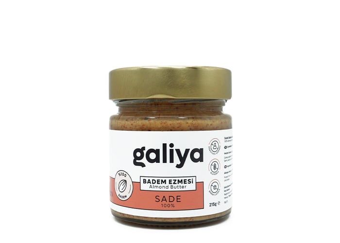 Badem Ezmesi (215gr, %100 Badem) - Galiya