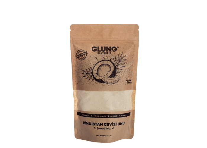 Glutensiz Hindistan Cevizi Unu (250gr) - Gluno Glutensiz