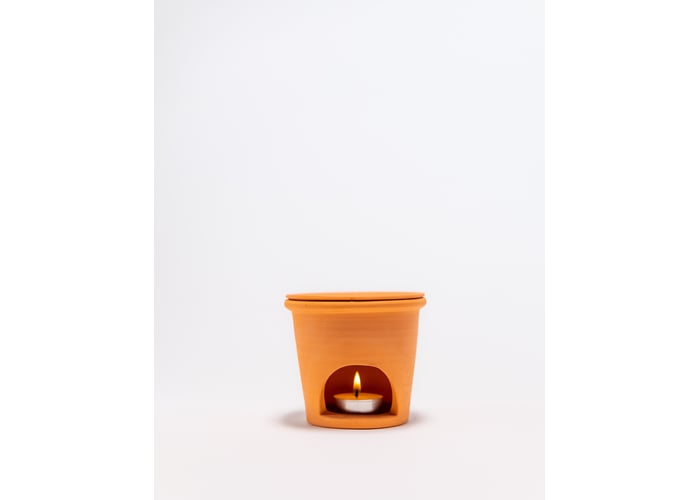 Buhurdan Seti (Organik Portakal Uçucu Yağı ve Tea Light ile birlikte) Set - Vienurla