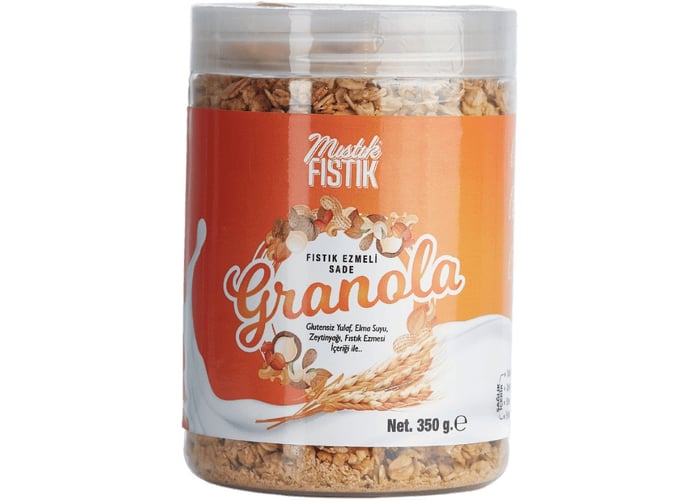 Fıstık Ezmeli Sade Granola (350gr) - Mıstık Fıstık