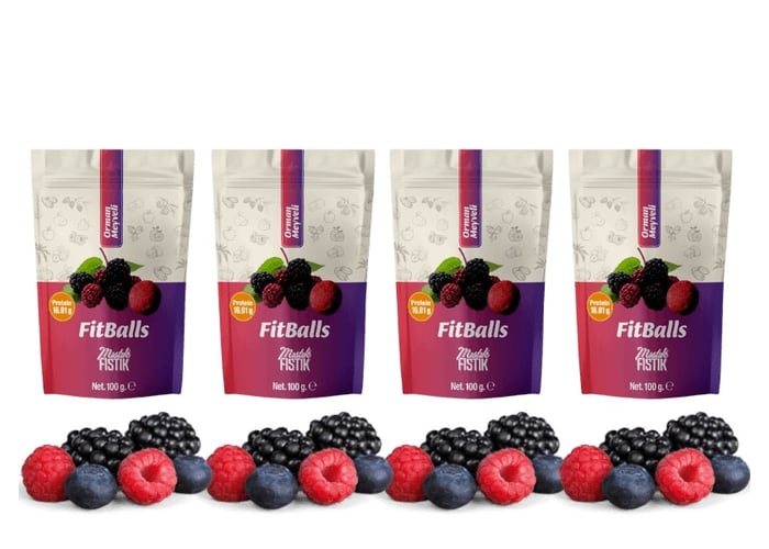 Orman Meyveli Fitballs (100gr x 4 adet) - Mıstık Fıstık