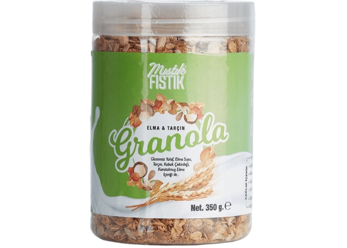 Elma Tarçın Granola (350gr) - Mıstık Fıstık