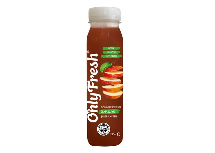 Elma Suyu (%100 Elma, Taze Sıkılmış, 250ml) - Only Fresh